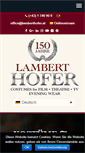 Mobile Screenshot of lamberthofer.at