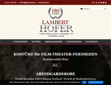 Tablet Screenshot of lamberthofer.at
